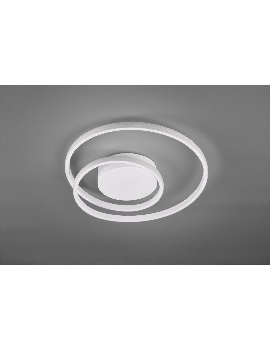 Deckenleuchte Zibal Weiß Spiral Led 22w Dimmbar Ø39 cm Trio Beleuchtung