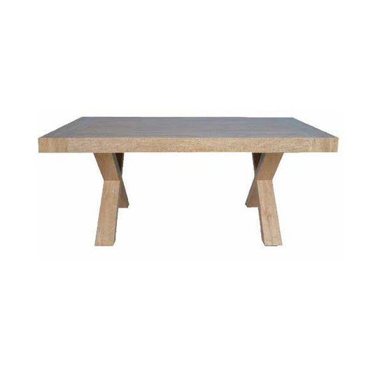 Tisch mit klappbarer Ulmenplatte, 2 Seitenverlängerungen 180-280x100xh.75 cm
