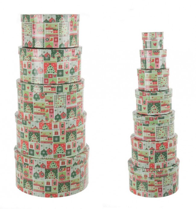 2x SET12 Geschenk Patchwork an Op Box