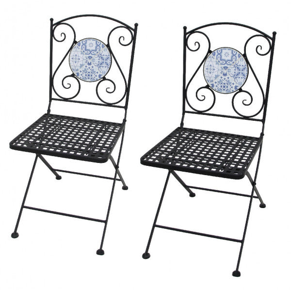 Azulejos Mosaikstühle 2 Stück