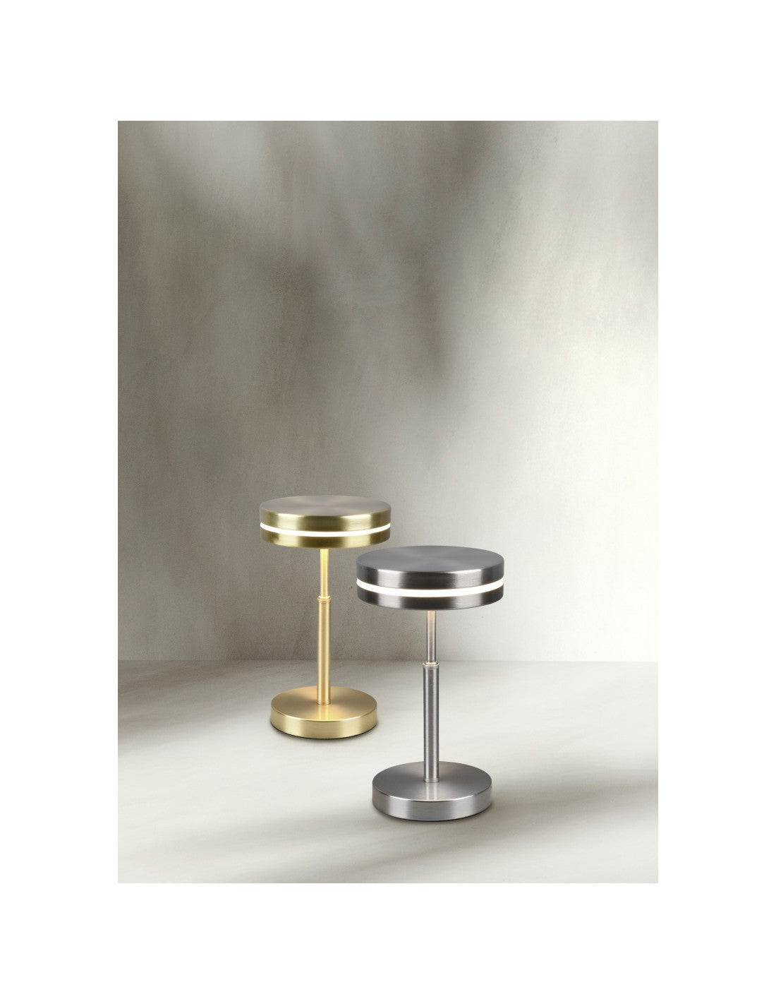 Lumetto Moderno Disco Led Franklin Brass Trio Beleuchtung