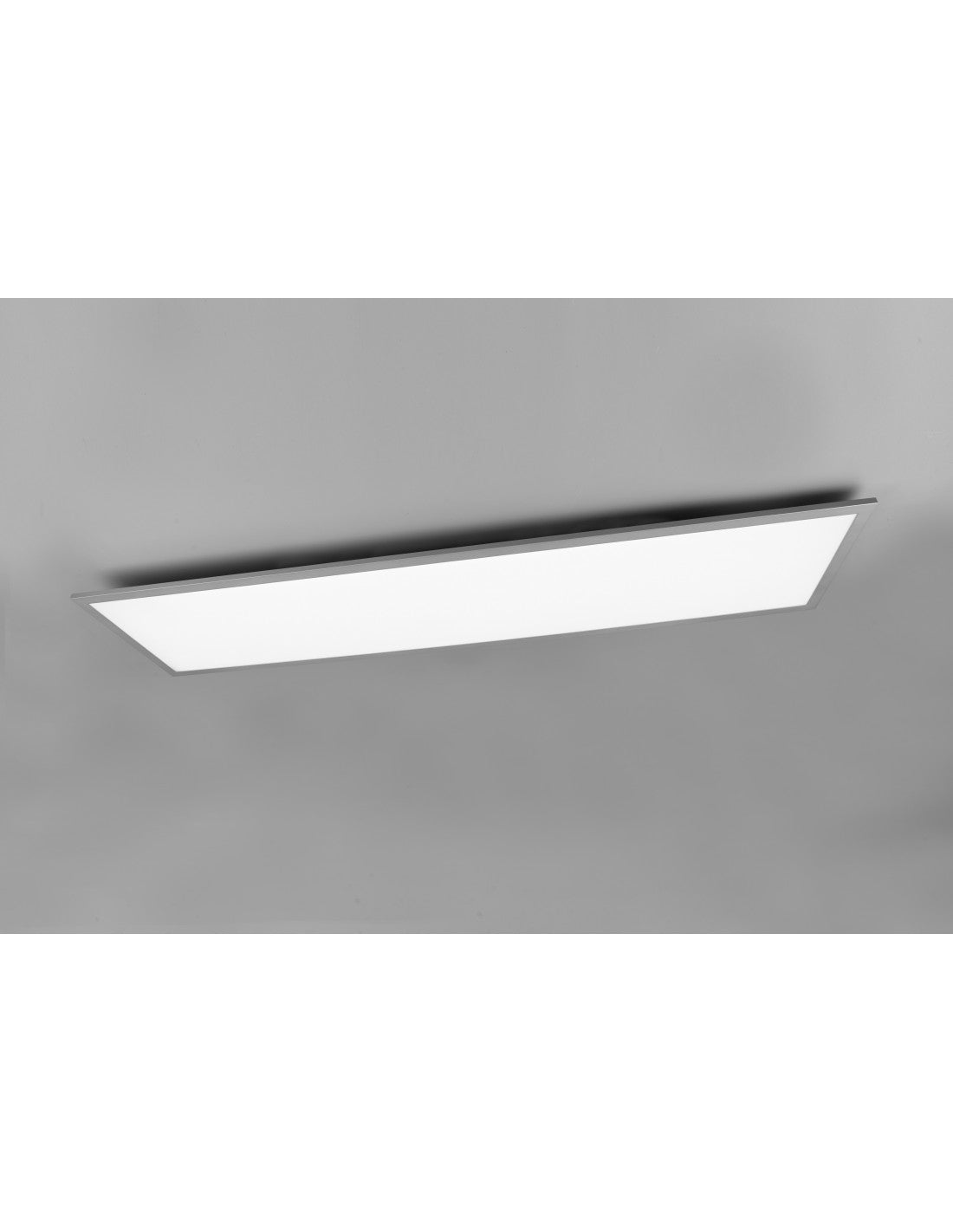 Moderne rechteckige LED-Deckenleuchte Gamma Aluminium Trio Lighting