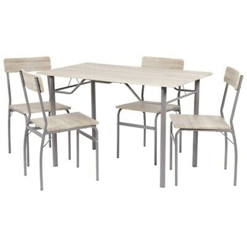 Set Braga 4 Stuhl und Couchtisch