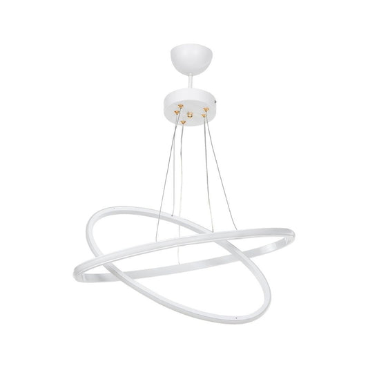 Muso Pendelleuchte mit zwei weißen Ringen LED MDL4438
