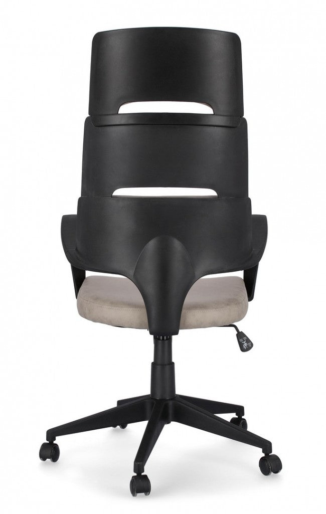Chefbürosessel „Bart“ aus grauem Stoff