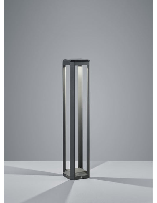 Palo Alto Led da Giardino Logone Anthrazit IP65 H80 cm Trio Lighting