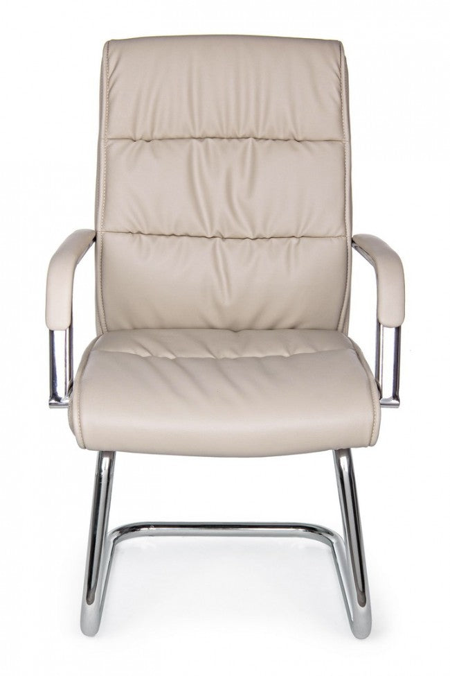 Sydney Tortora Bürosessel aus Ökoleder mit Armlehnen