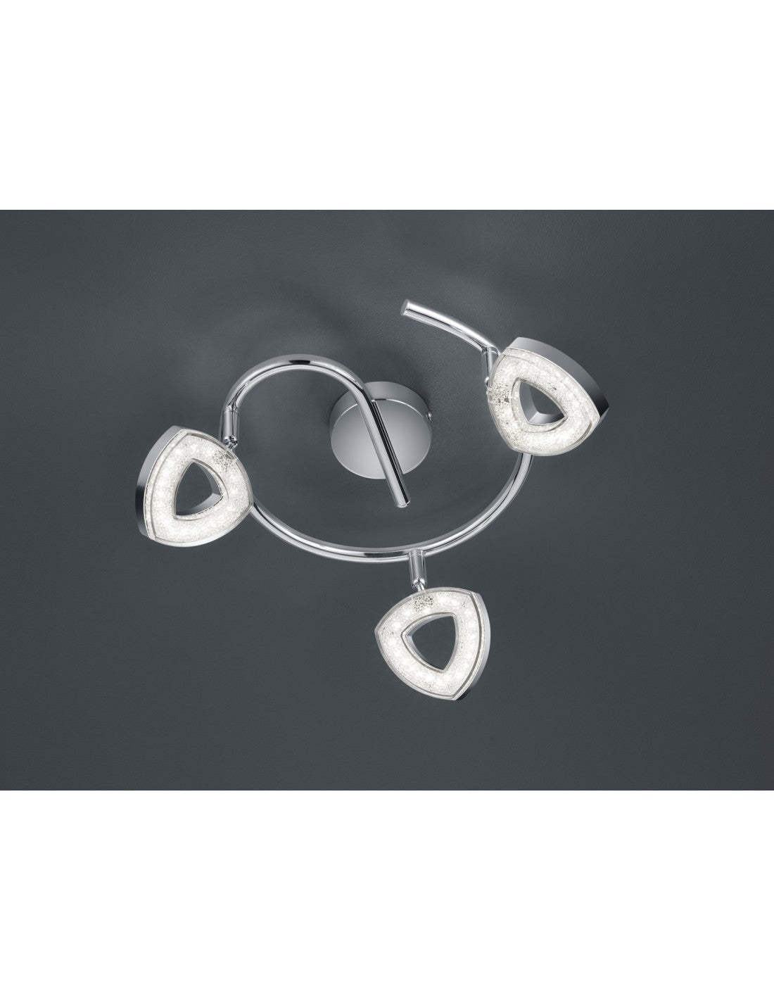 Girandola Tours 3 Spot LED Chrom Strahler Ø25 cm Trio Lighting