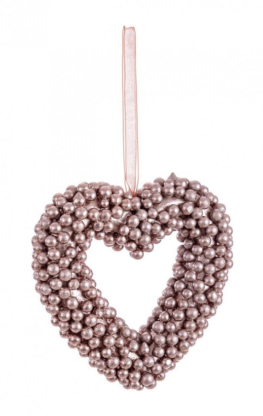 12x Everly Pendant Heart Pink Gold