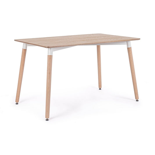 Holztisch im Naturstil 120x80