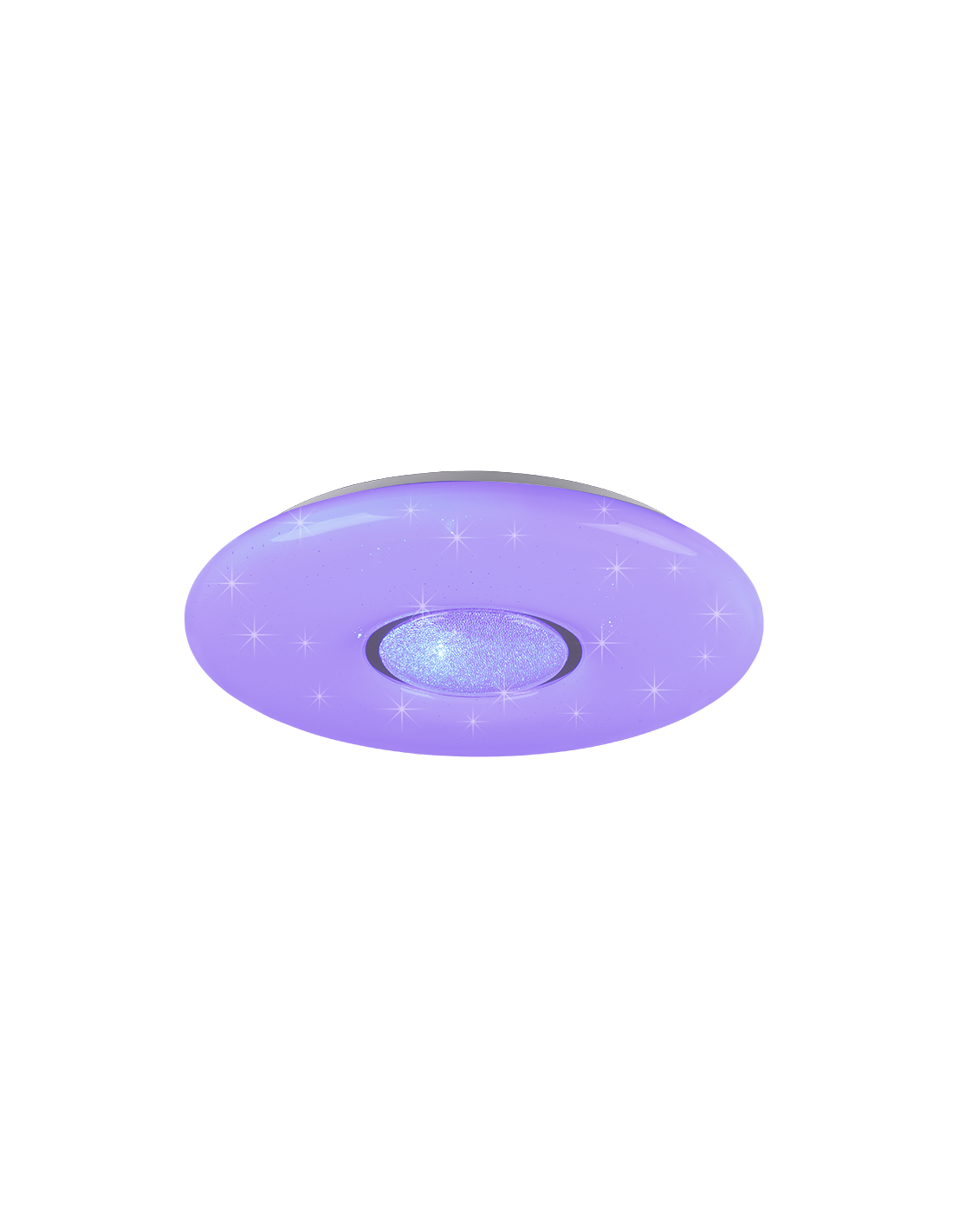 Moderne LED-Deckenleuchte mit Dimmer RGB Lia Sternenhimmel-Effekt Trio-Beleuchtung