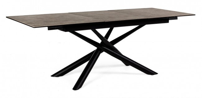 Seyfert ausziehbarer Tisch mit Keramikplatte 160-220x90 cm