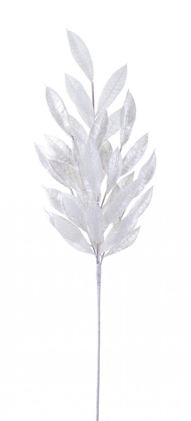 12 -fache Zweig Nathan Pearly White H70cm