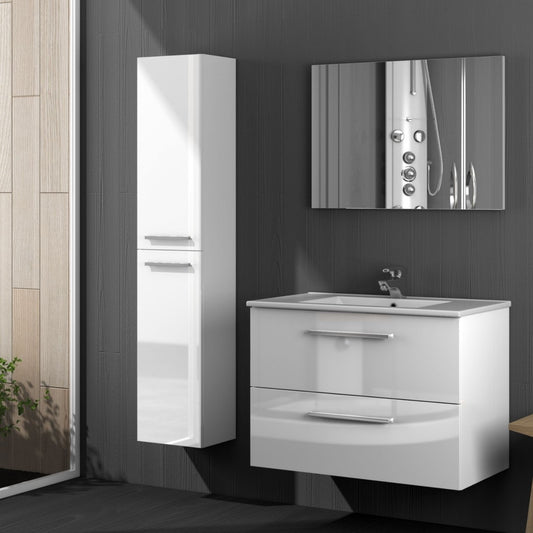 Aruba Badezimmersäule Cm. 30 x 25 x 150h Weiß