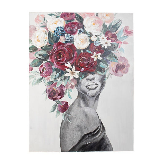 Dorf Village 90x120 cm, Öl