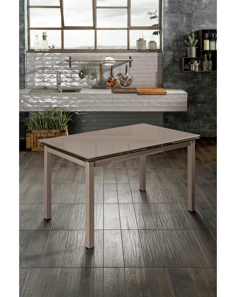 Ausziehbarer Tisch 130–200 x 80 cm – Baud