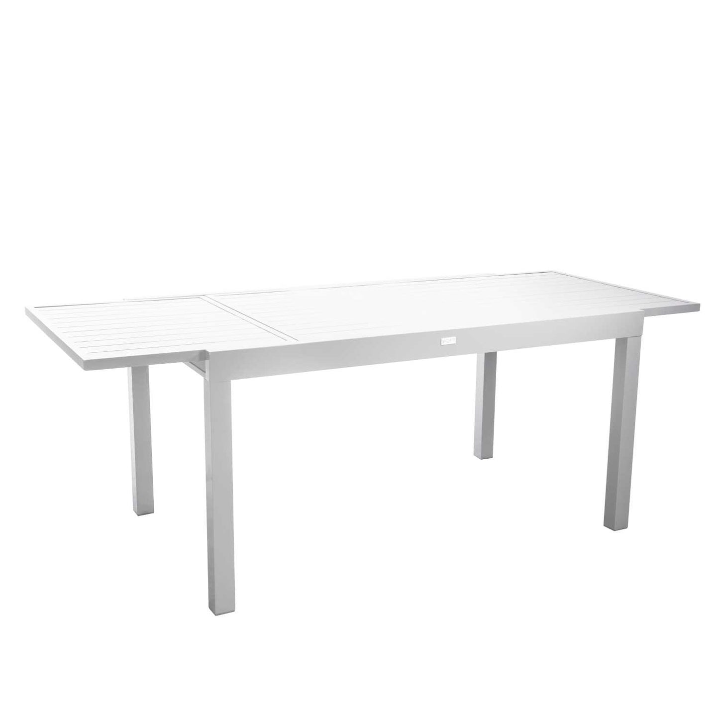 Sullivan ausziehbarer Aluminiumtisch in Weiß