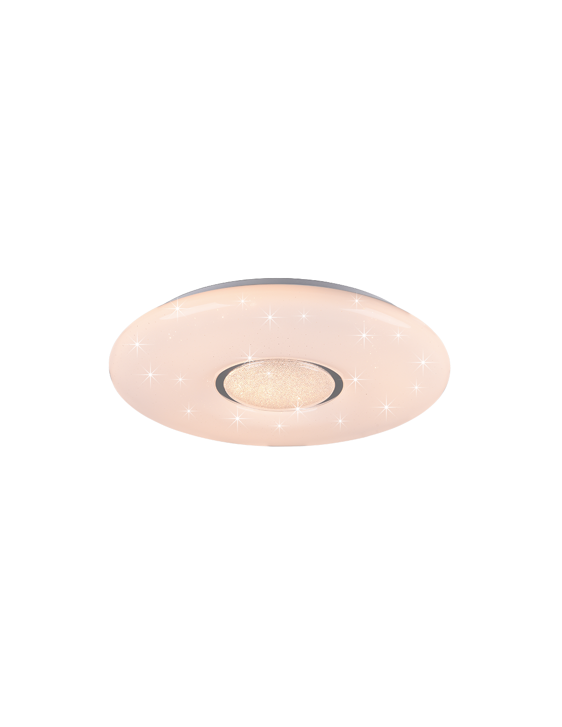 Moderne LED-Deckenleuchte mit Dimmer RGB Lia Sternenhimmel-Effekt Trio-Beleuchtung