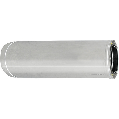 Doppelwandiges 316L-Edelstahlrohr – Länge 1 m – Innendurchmesser 130 mm – Außendurchmesser 180 mm
