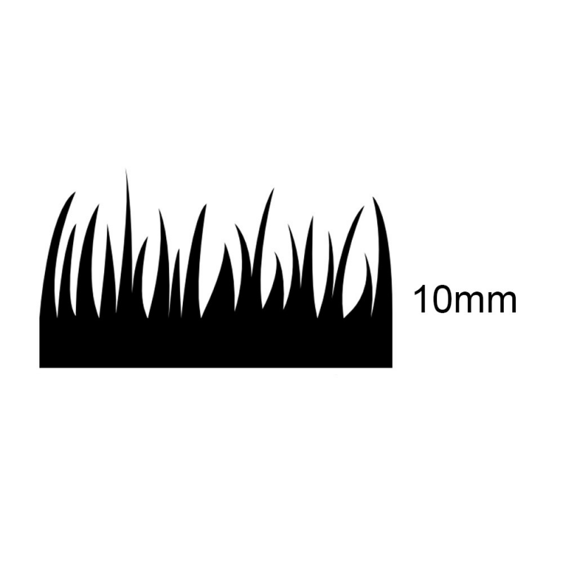 Synthetischer Teppichpflau-Teppich, künstlich, grün: 10 mm MM 1X10 mt