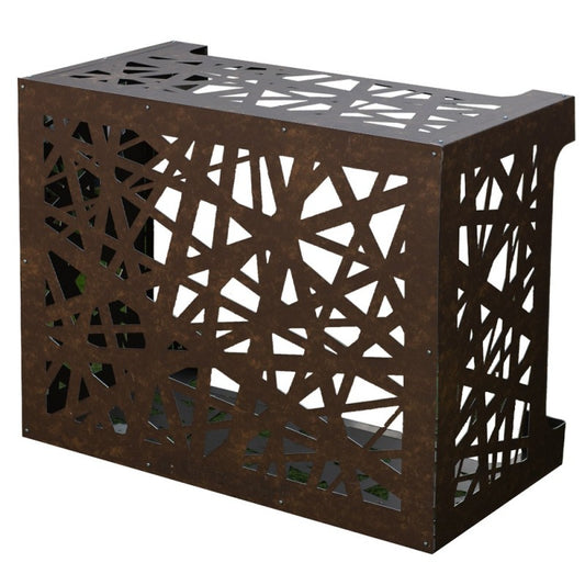 ARTIST Braune Aluminium-Klimaanlagenabdeckung 86x44x h68 cm