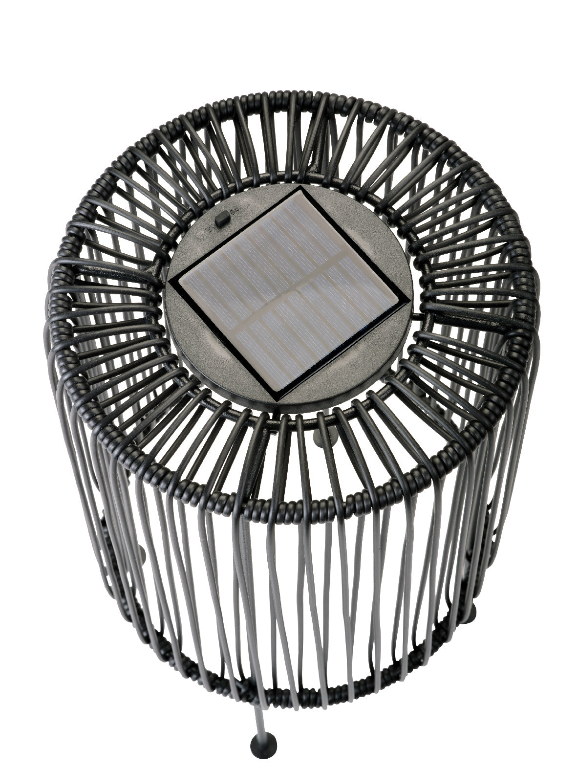 Solar-Tischlampe aus Eisen