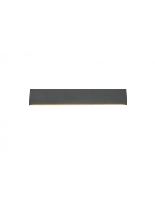 Concha Anthrazit Wandleuchte Double Emission LED Trio Lighting