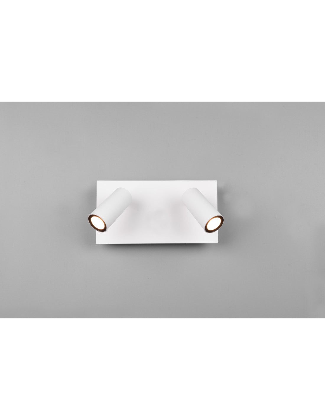 Weiße Wandleuchte IP54 Tunga Double Spot LED verstellbare Trio-Beleuchtung