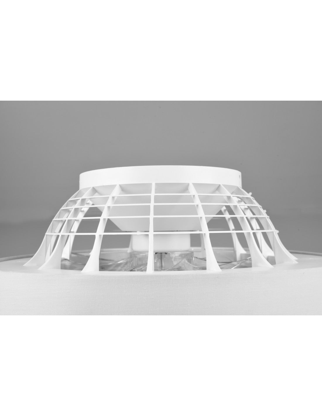 Ventilator Moderno Luce Led 30w Dimmerbares Farsund Bianco Trio Lighting