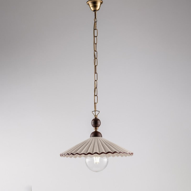 Glühbirnen aus Bianco und Marrone 40x h22 cm, in Eisen (II) -Suspension