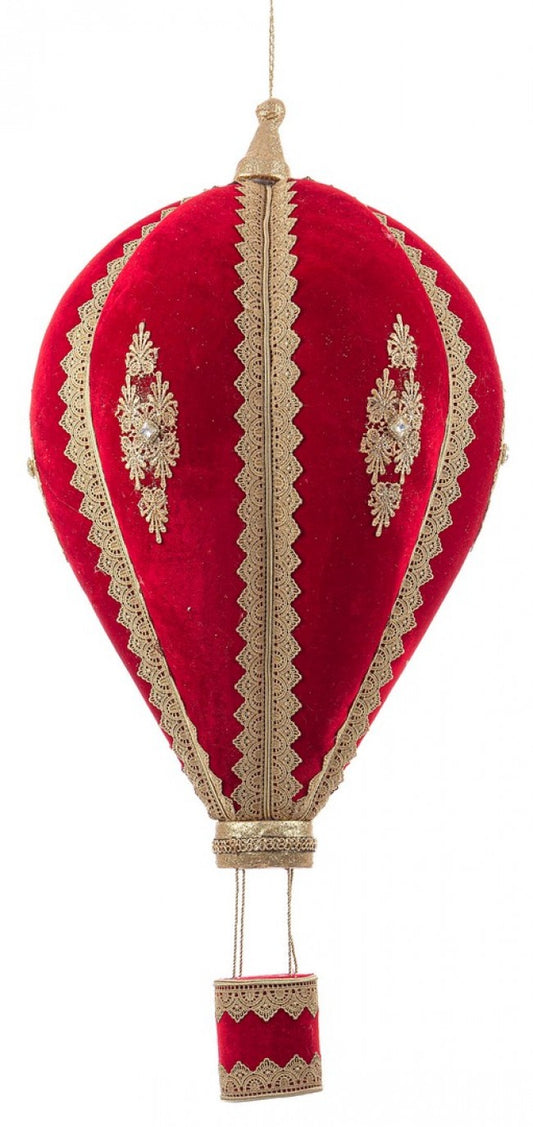 1x kalter mongolfiera rot