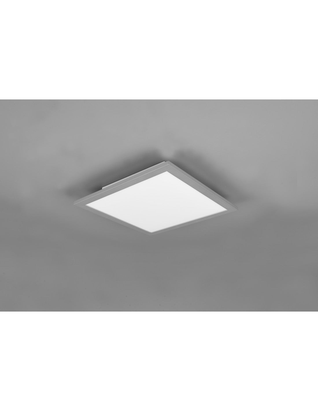 Moderne quadratische Deckenleuchte Gamma Aluminium Led Dimmer Trio Lighting