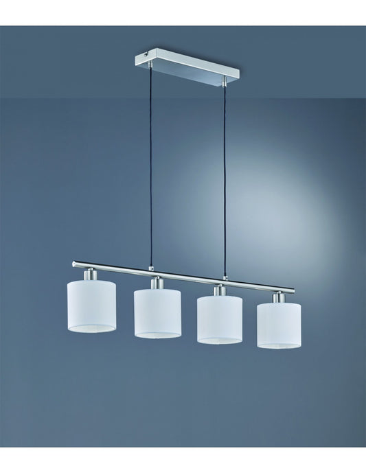 Pendelleuchte 4 Lichter Tommy Nichel L75 cm Trio Lighting