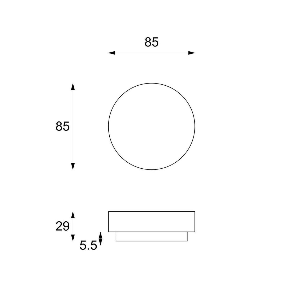 Moderner Couchtisch aus grauem Stein, 85 x 85 x H 28 cm