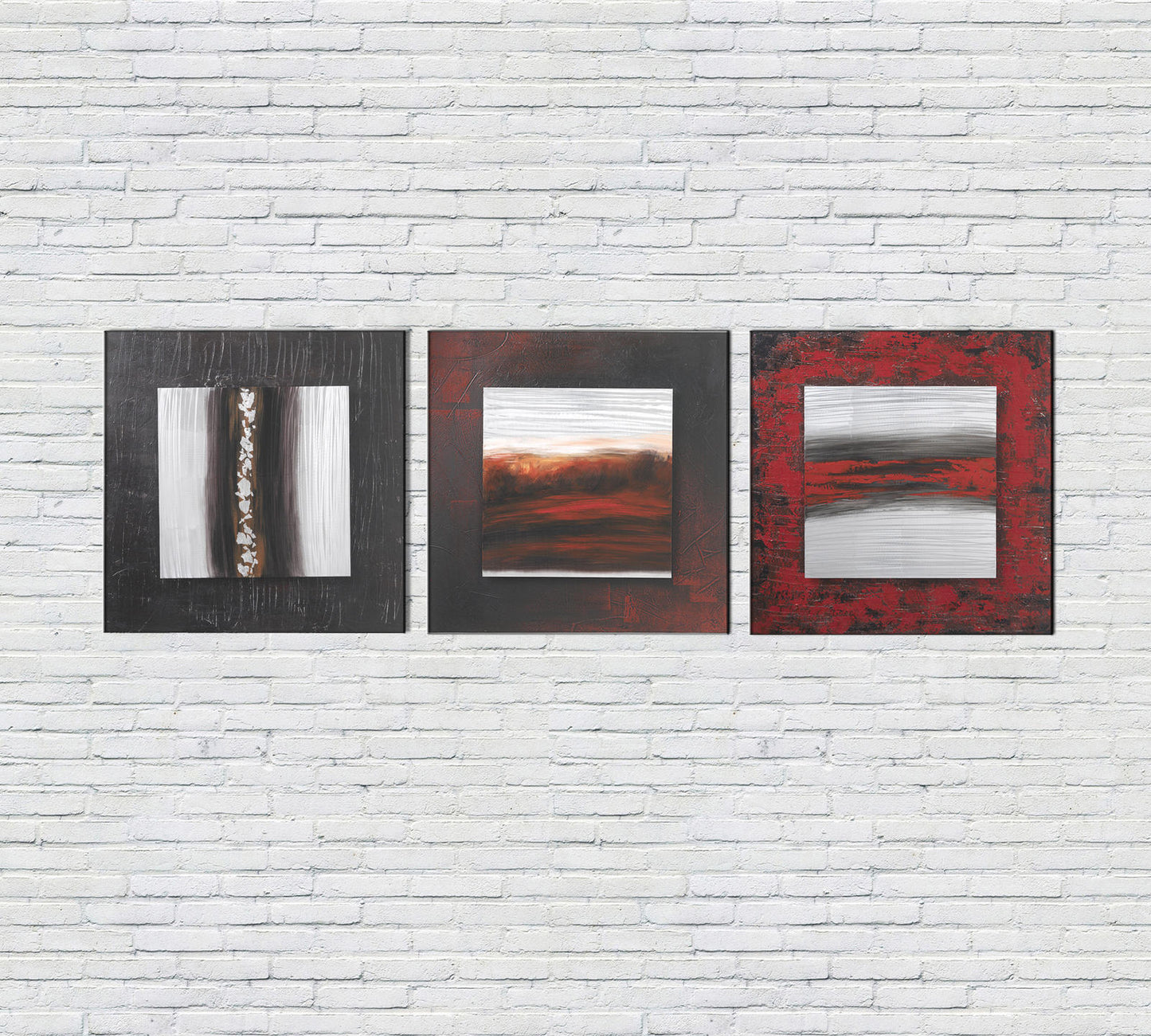 Öl auf mehrfarbiger Leinwand und Holzrahmen 80x80 cm