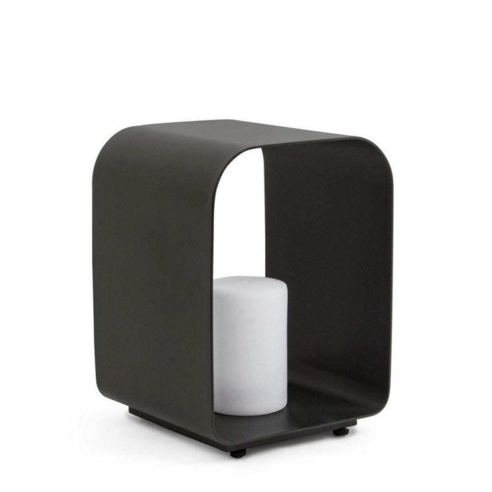 Led Aluminium Lampe Ridley anthrazit 35h cm