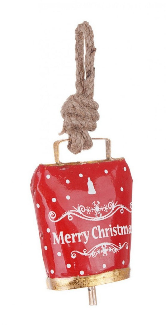 12x Wendi Pundaglio Campana Merry Weihnachten rot