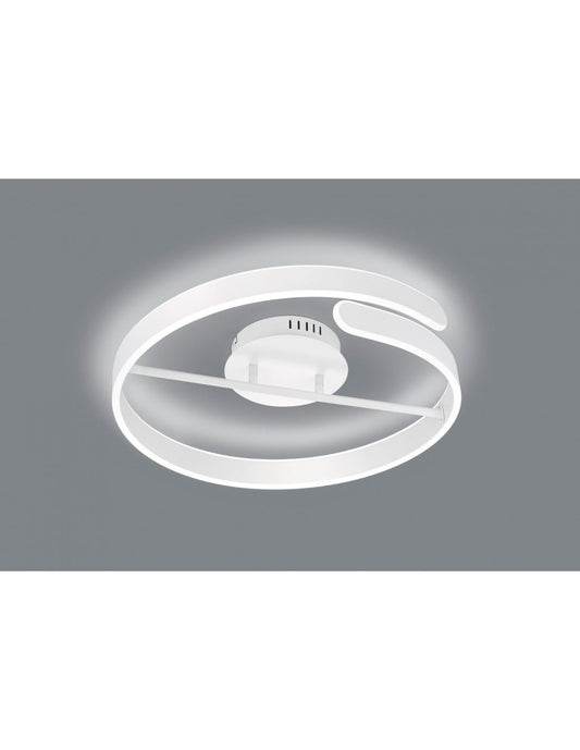 Deckenleuchte Design Circle LED Dimmer 4000k Parma White Trio Lighting