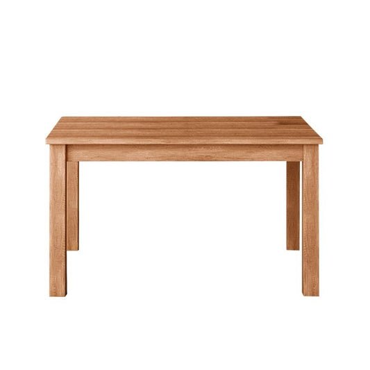 Ausziehbarer Esstisch aus Walnussholz im Landhausstil aus Melaminholz, 80 x 120–160 cm