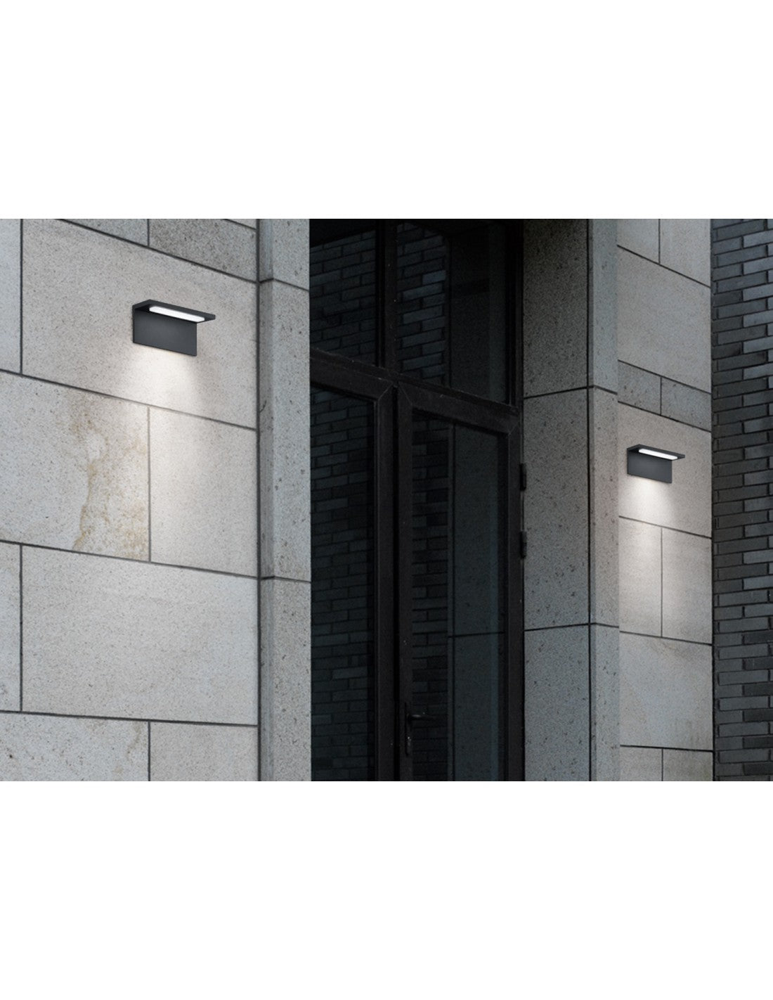 Außenwandleuchte Trave Led IP54 Anthrazit H8 cm Trio Lighting
