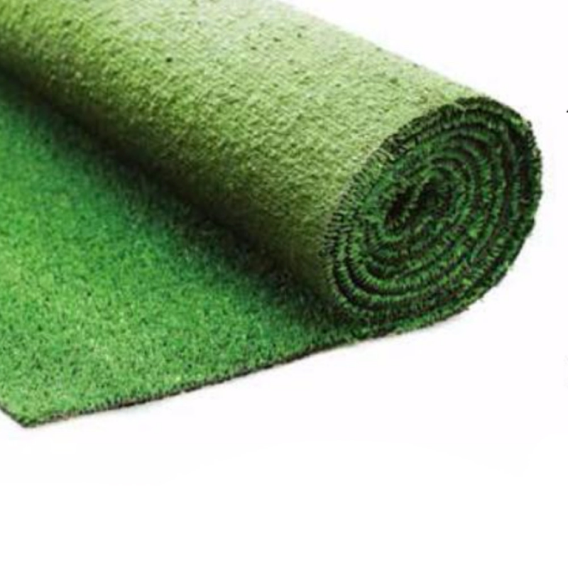 Synthetischer Teppichpflau-Teppich, künstlich, grün: 10 mm MM 1X10 mt