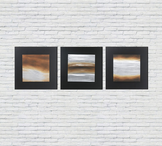 Öl auf mehrfarbiger Leinwand und Holzrahmen 80x80 cm