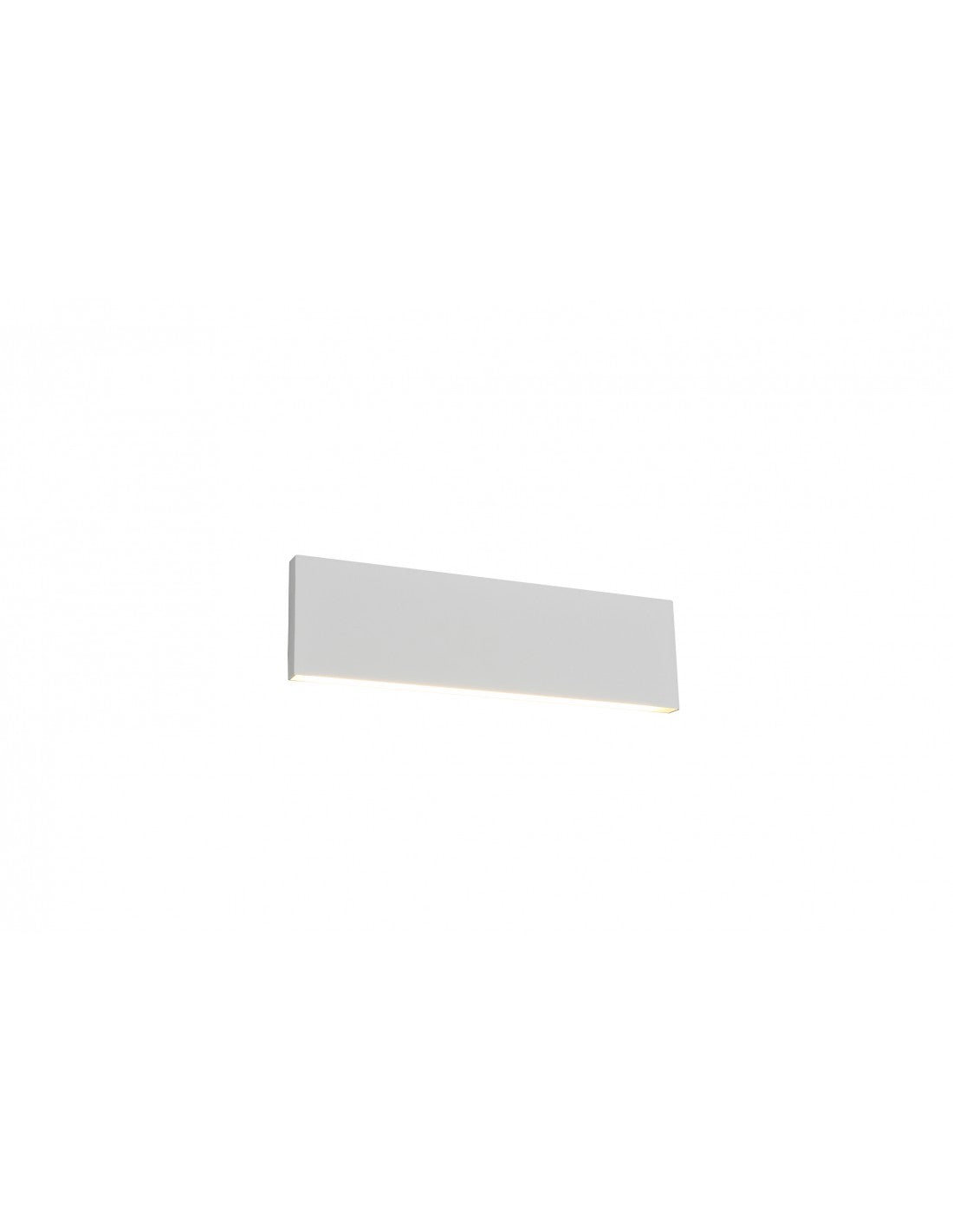 Concha Weiße LED-Doppelemissions-Wandleuchte L28 cm Trio-Beleuchtung