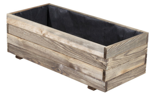 Pflanzgefäß aus imprägniertem Holz, 90 x 40 x 30 cm